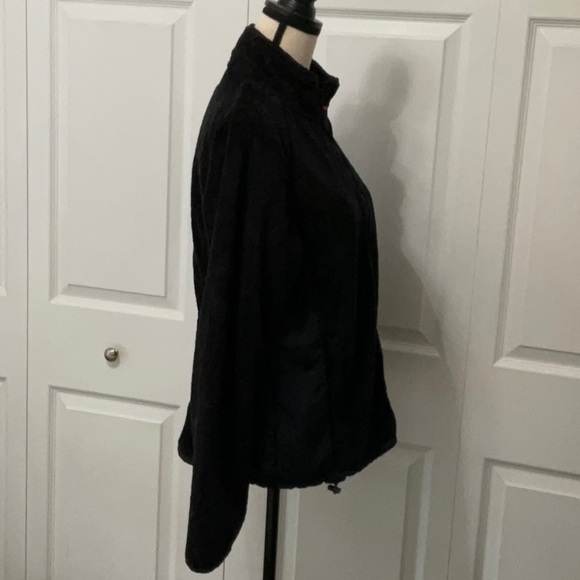 Aeropostale Full Zip Soft Fleece Jacket, XL, Black, Like New - Picture 5 of 9